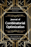 Cover of Journal of Combinatorial Optimization